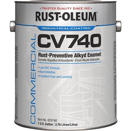 Rust-Oleum Paint, C740, 1 gal, Navy Gray, Gloss, Alkyd Enamel 255556
